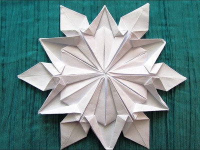 Origami : Flocon de neige (Dennis Walker)