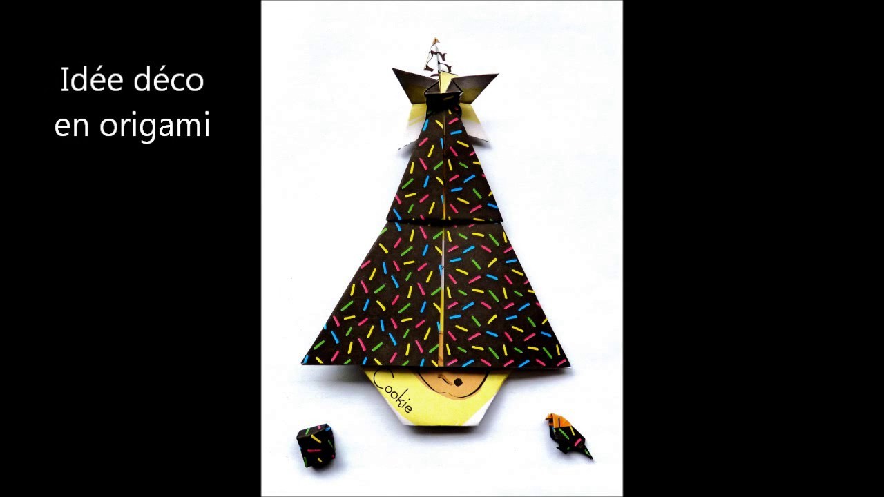 Tuto sapin de Noël en origami