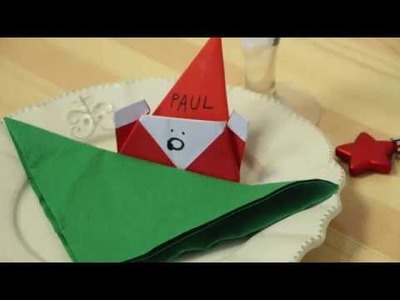 Maths Makers Père Noël en origami