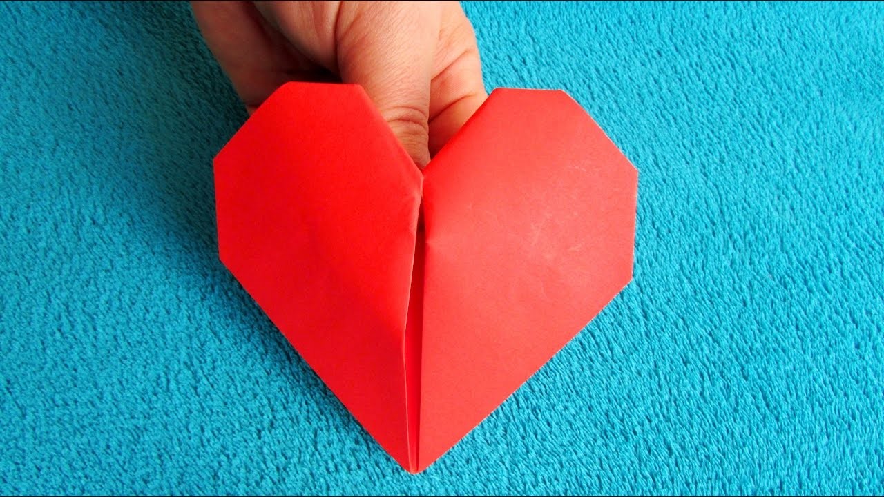 Origami animé : Cœur qui bat.