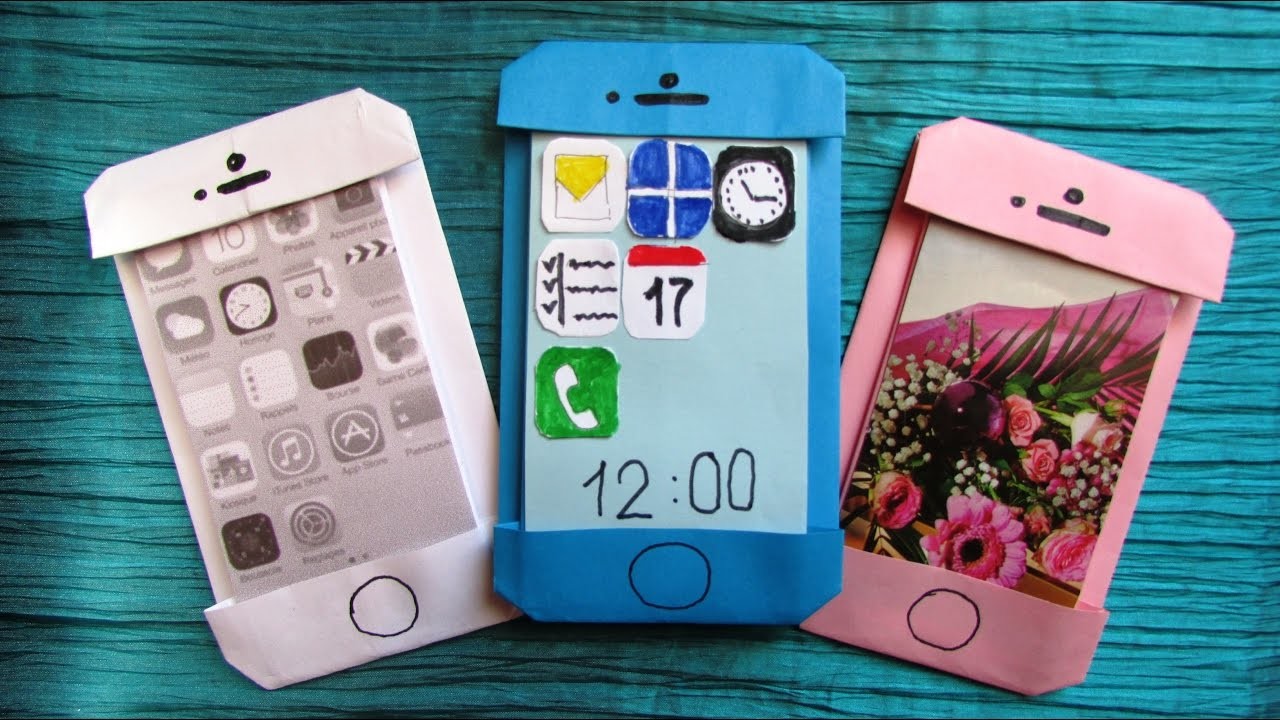 Origami facile : iPhone, smartphone, téléphone portable
