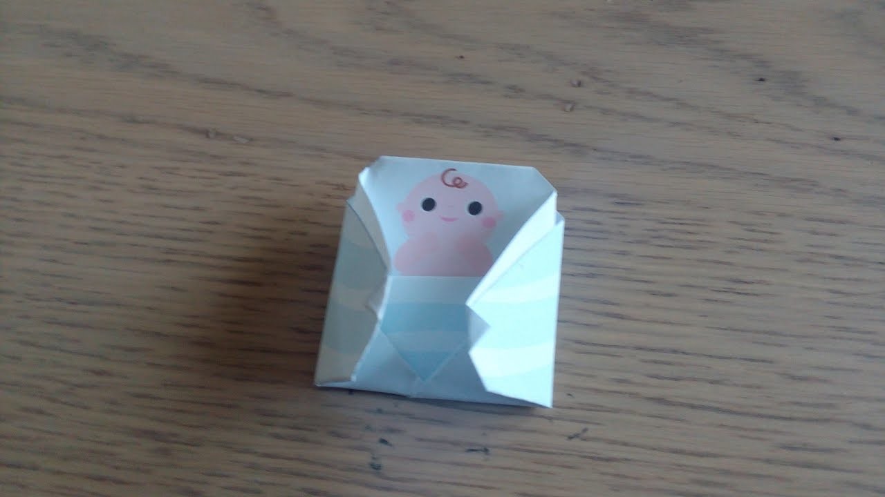 Origami facile : le petit Jésus de la crèche (christmas creche)