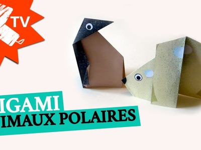 Origami facile - Les animaux polaires