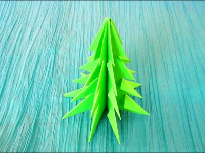 Origami facile : Sapin de Noël