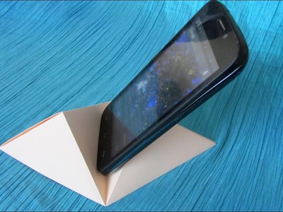 Origami facile : Support pour le téléphone portable