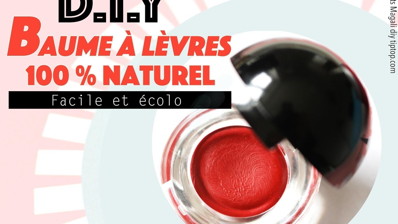 DIY Baume coloré , nouvelle recette