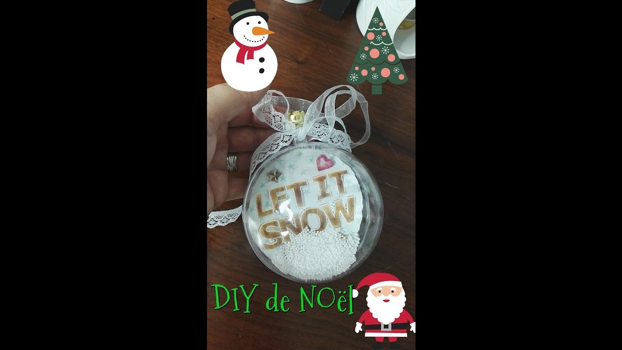 DIY Boule de Noël de Chez Action