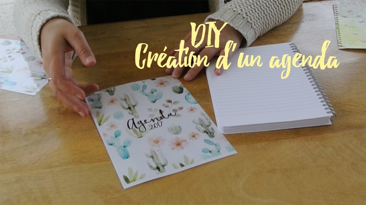 DIY création d'un agenda