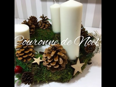 D.I.Y *COURONNE DE NOEL* Décoration de table, #L'atelierdemelanie