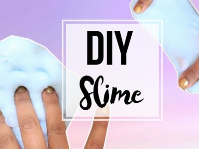 DIY Slime (Super satisfaisant, ASMR et sans Borax !!!) TEST YOUTUBE #4 