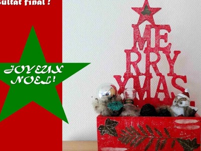 Tutoriel DIY pour un montage de Noel avec objets de récup et éléments naturels