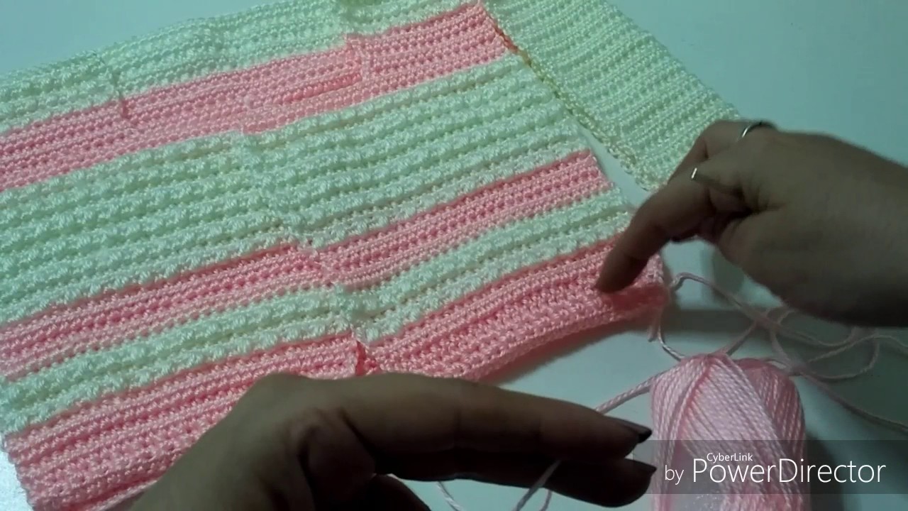 Chaqueta crochet parte 2.