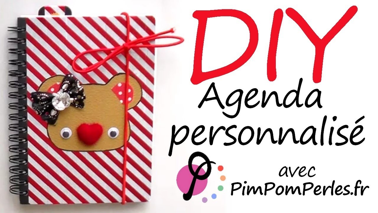 DIY #13 - Personnaliser un carnet ou un agenda avec PimPomPerles.fr