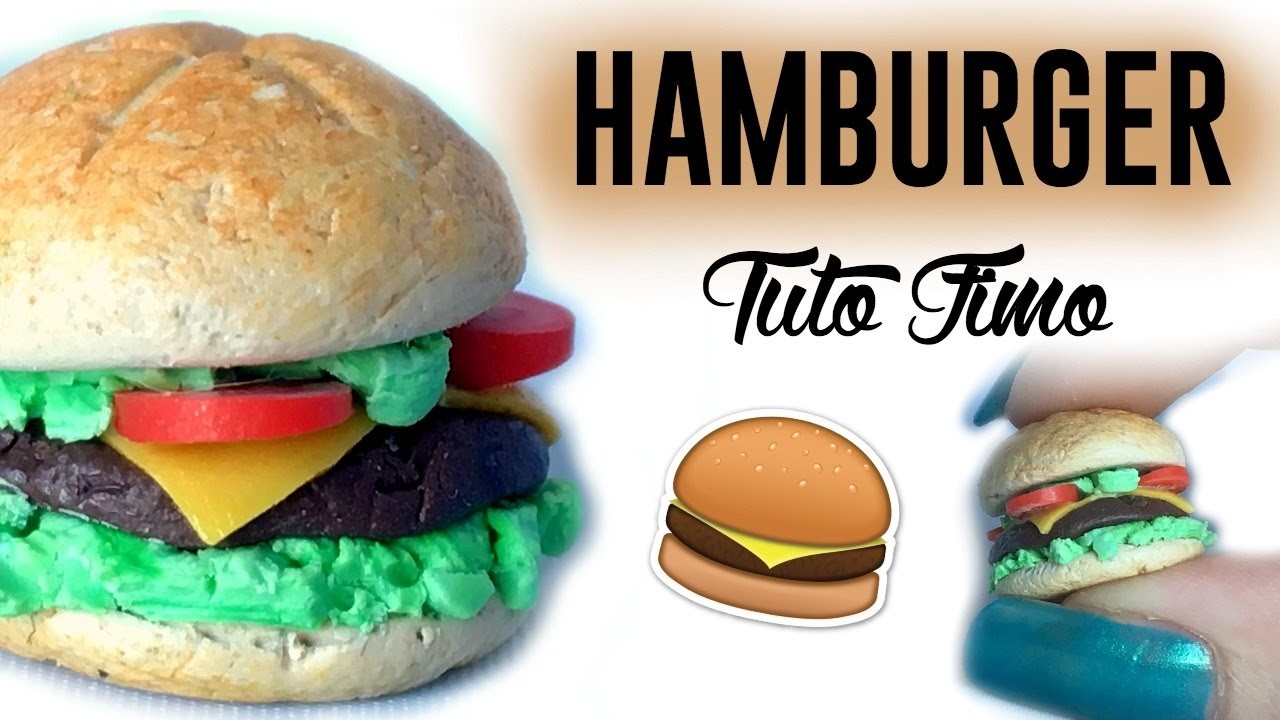 • [TUTO FIMO] Hamburger Polymer Clay Tutorial  •