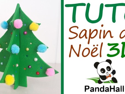 Tutoriel Fimo - Sapin de Noël en 3D avec PandaHall.com. Polymer Clay Tutorial - 3D Christmas Tree