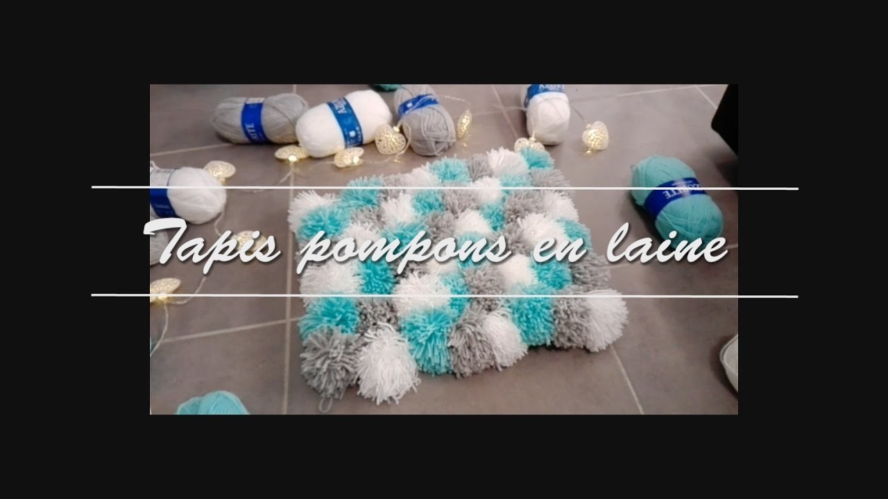 [DIY] : Tapis en pompons de laine  (#action)