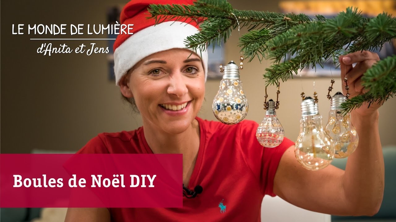 Boules de Noël DIY avec de vieilles ampoules à incandescence
