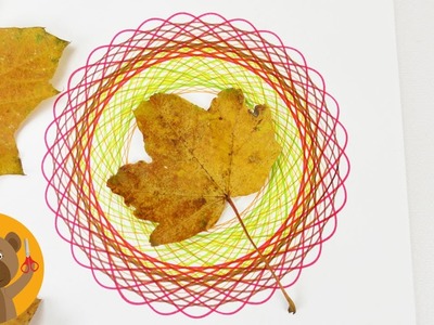 Dessiner un mandala aux couleurs de l'automne DIY Déco | Dessiner avec le spirographe