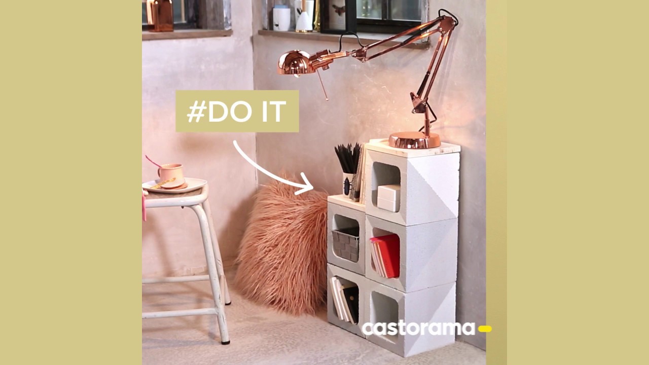 DIY : fabriquer un meuble avec des parpaings - Castorama