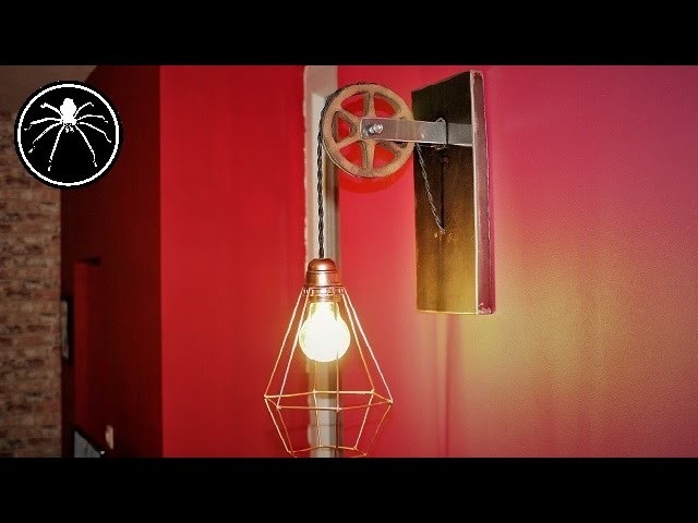 ► DIY : Réalisation d'une lampe sur poulie style industriel