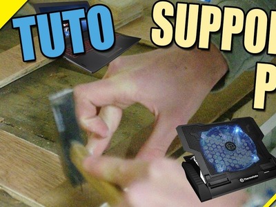 TUTO | Fabrication Support Refroidissement PC Portable | bois | Ordinateur  | DIY |