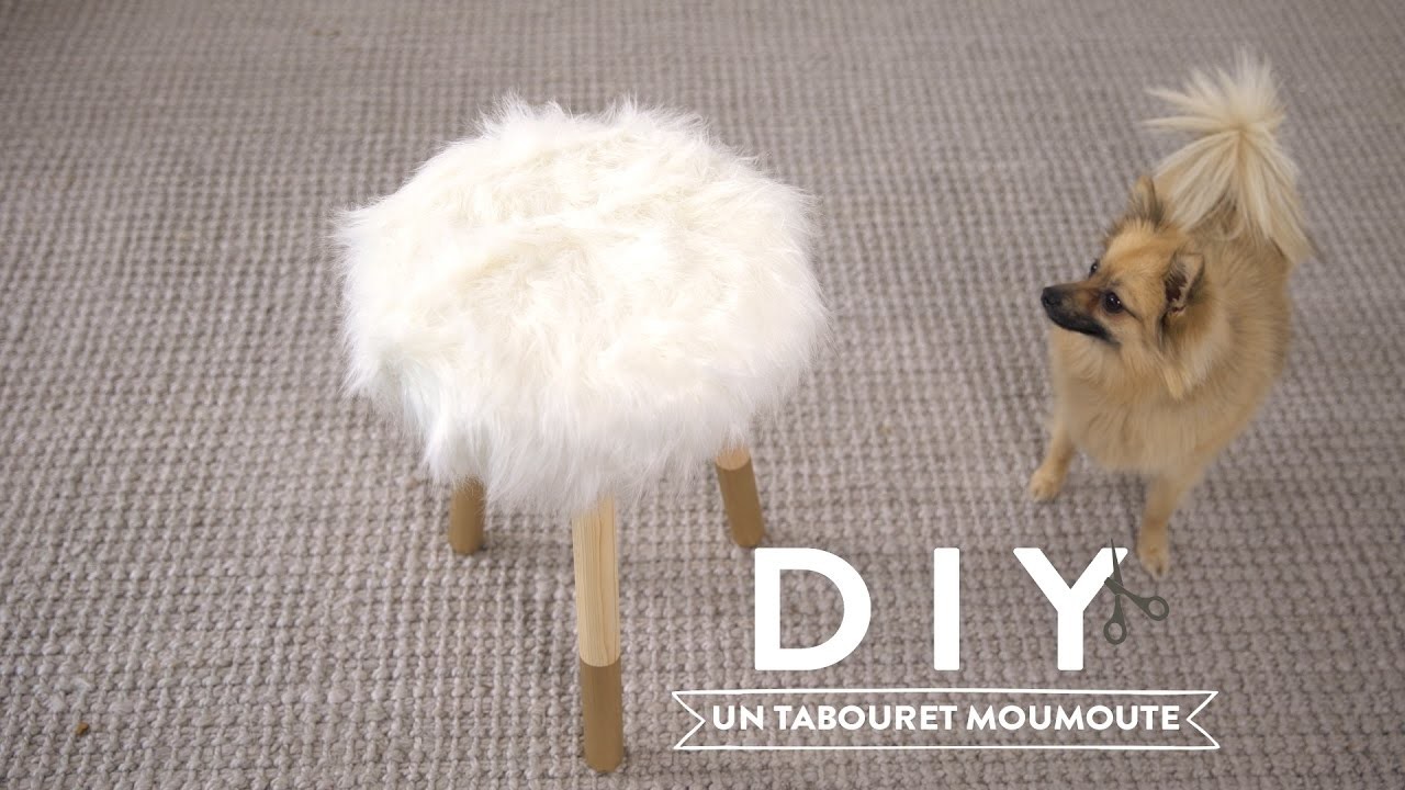 Un tabouret moumoute - DIY Westwing France