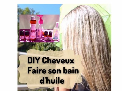 DIY Huile.Soin Cheveux secs & pousse des cheveux ❤ (liens barre d'info)