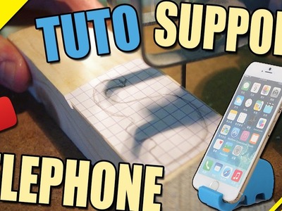 TUTO | Fabrication Support Telephone| bois | Iphone | DIY | Kawaii