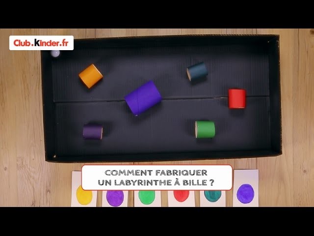 Club.kinder.fr - DIY - Comment créer un labyrinthe à bille ?