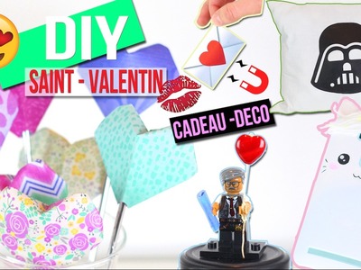 DIY ┋5 IDEES CADEAUX & DECO - SAINT-VALENTIN _Valentine's day gift decor _francais