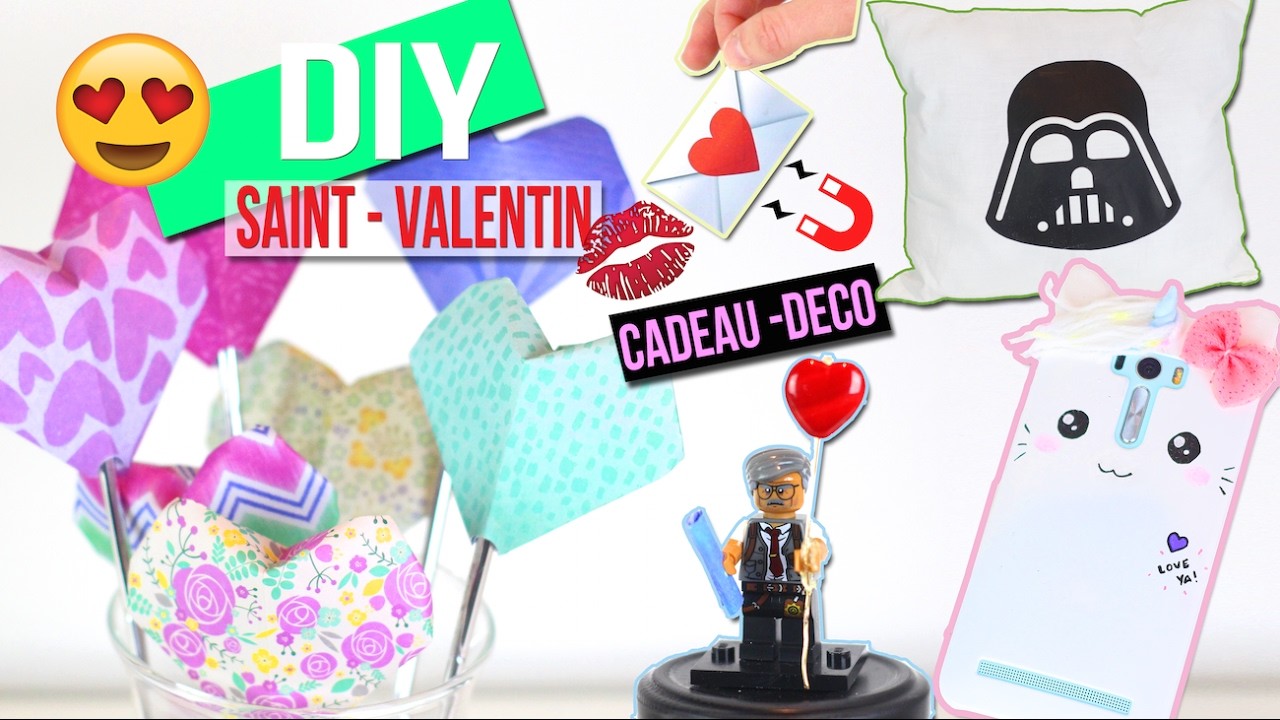 DIY ┋5 IDEES CADEAUX & DECO - SAINT-VALENTIN _Valentine's day gift decor _francais