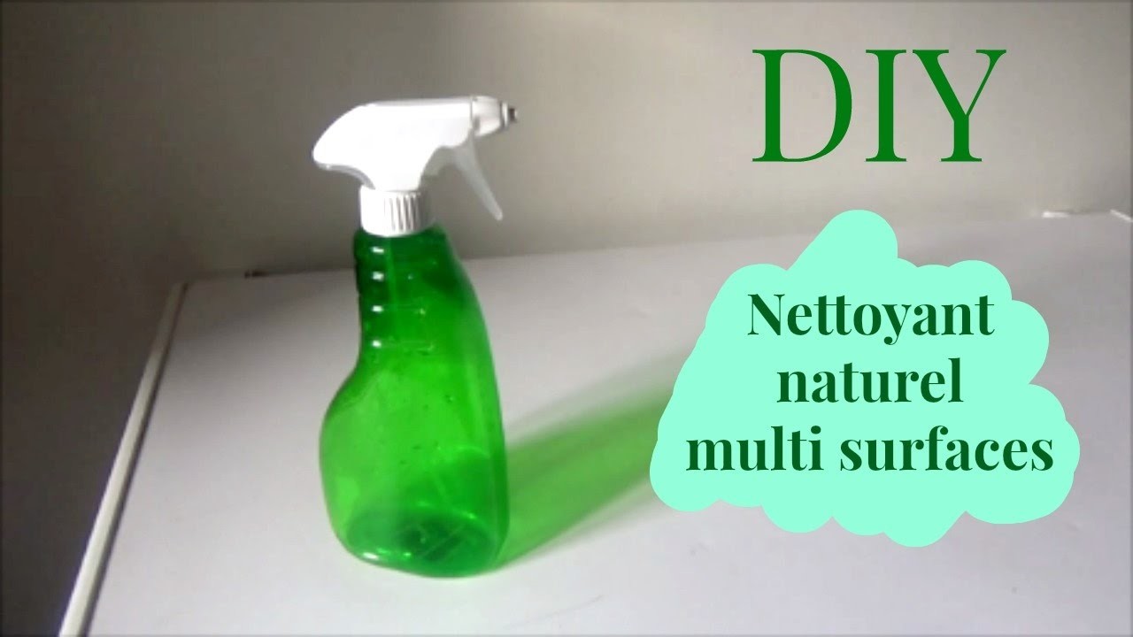 DIY   nettoyant naturel multi surfaces