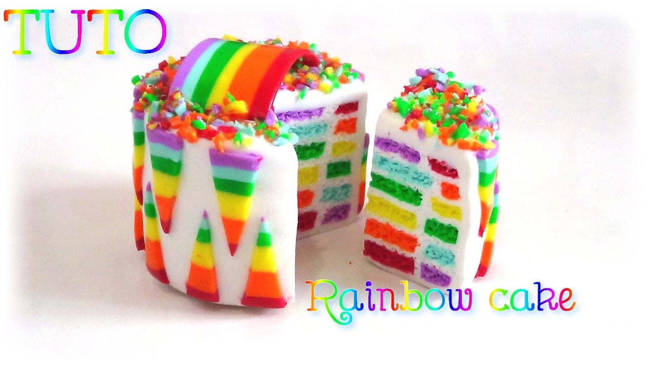TUTO | Rainbow cake en FIMO