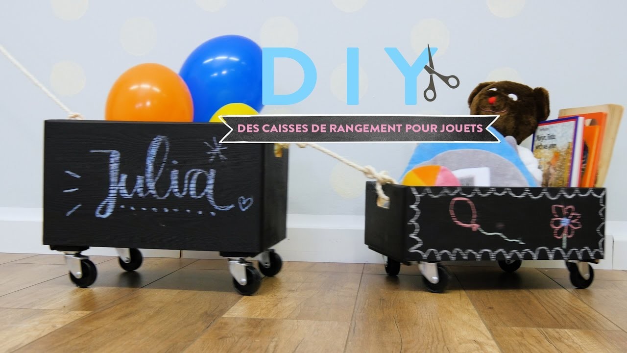 Caisses de rangement pour jouets - DIY Westwing France