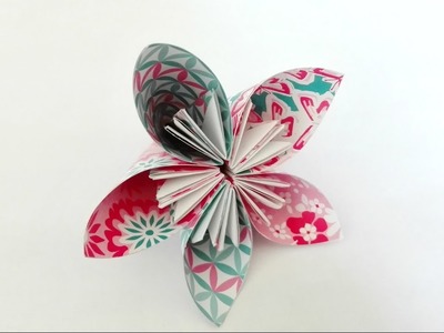 Tuto : Réaliser facilement une fleur origami