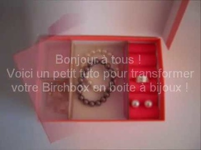DIY Birchbox boite à bijoux