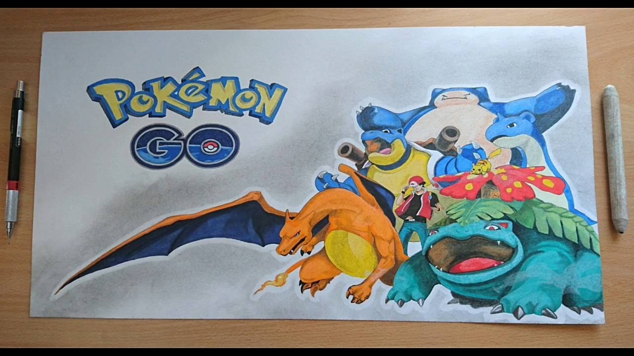 [Dessin]Speed Drawing: Réalisation Pokémon