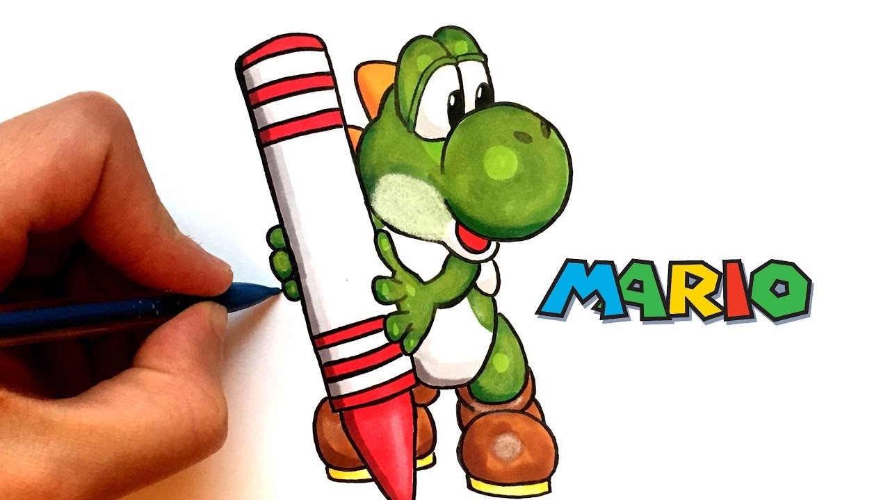 DESSIN YOSHI - MARIO