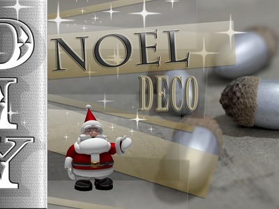 Noel deco gland argent! christmas decoration!