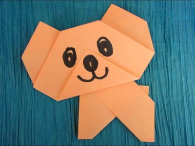 Origami facile : Ourson
