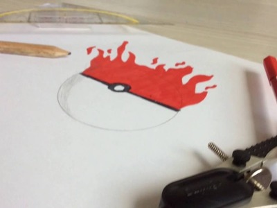 Dessin d'une pokeball