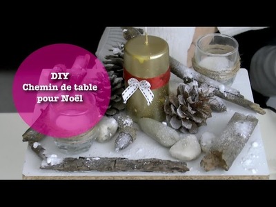 DIY Chemin de table de Noël