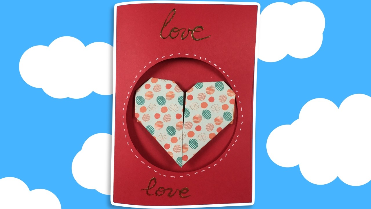 [ORIGAMI] Carte Coeur St Valentin
