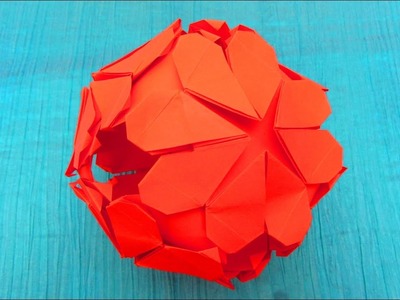 Origami modulaire, kusudama : ❤️Cœurs????