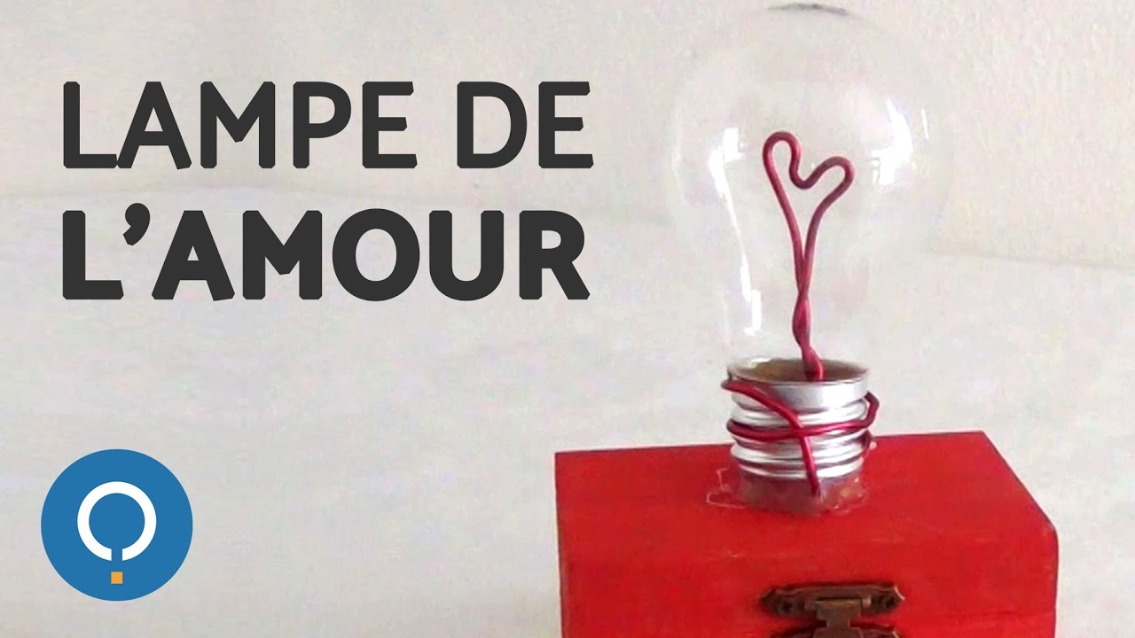 Cadeau DIY Saint-Valentin : ampoule de l'amour