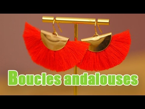 DIY Boucles d'oreilles andalouses