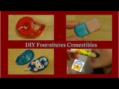 DIY Fournitures Scolaires Comestibles - Just DIY