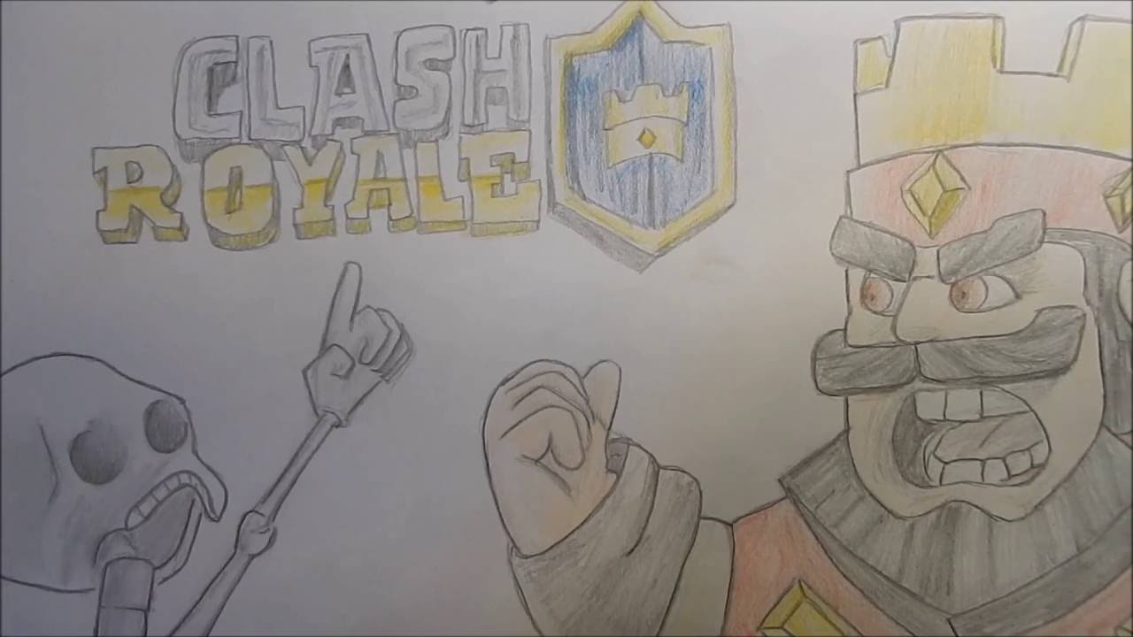 Drawing clash royale - dessin clash royale