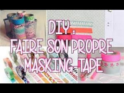 DIY français Washi Tape. Masking Tape #1