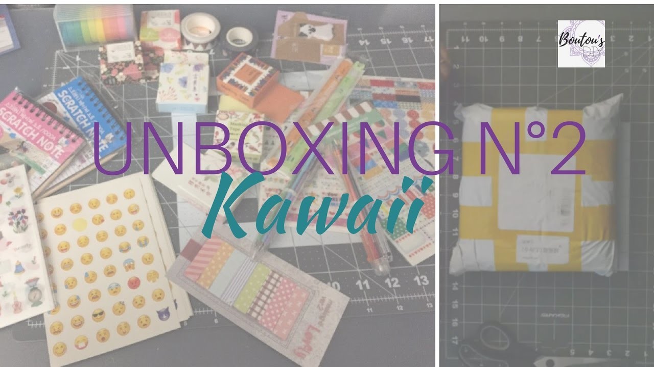 UNBOXING N°2 - Kawaii de Aliexpress| Boutou's DIY